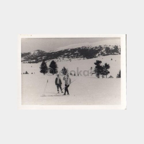 1964 Uludağ Kayak Yapanlar Konulu Fotoğraf
