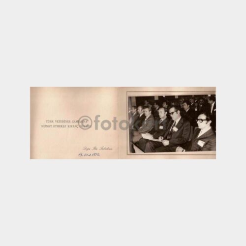 1972 Veteriner Kongresi Hatıra Fotoğraf
