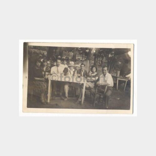 1941 Yıldız Korusunda Piknik Grup Fotoğraf