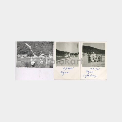 1965 Ağva Gezisi Görünüş 3 Adet Fotoğraf