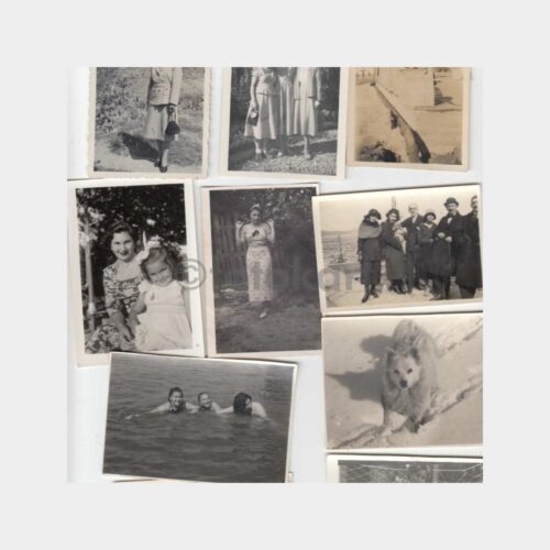 1940 Albüm Fotoğrafları Lotu (10 Adet)