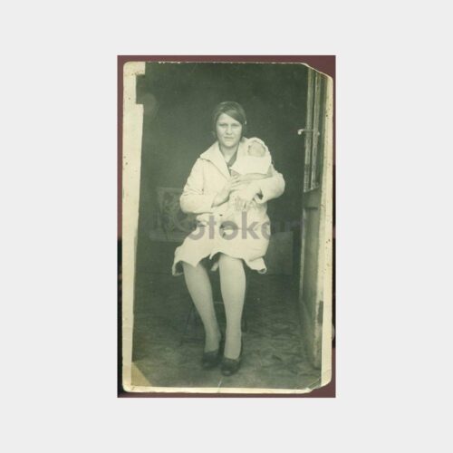 1928 Anne Çocuğu ile Görünüş Fotoğraf