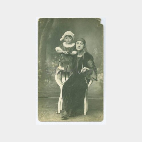 1926 Anne ve Kızı Konulu Fotoğraf