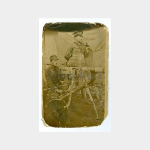 1930 Asker Makineli Tüfek Batarya Konulu Fotoğraf