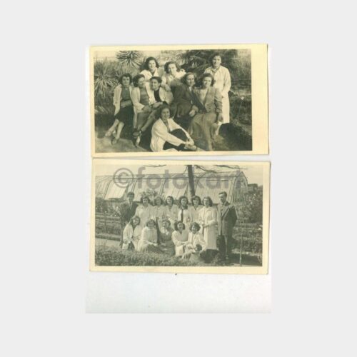 1960 Biyoloji Öğrencileri 2 Adet Fotoğraf
