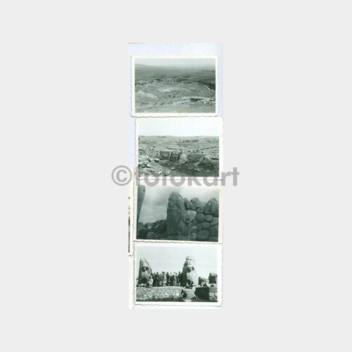 1950 Boğazköy Alacahöyük 4 Adet Albüm Fotoğraf