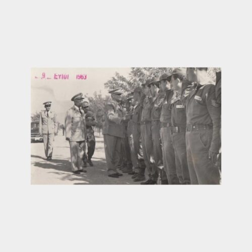 1963 Burhaniye Asker Teftiş Konulu 2 Adet Fotoğraf
