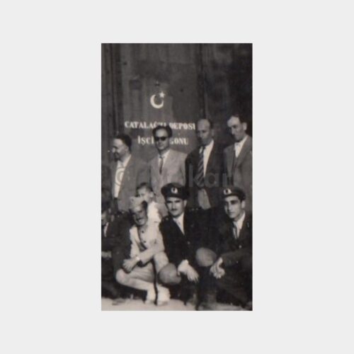 1948 Çaycuma İstasyonu Yolcu Fotoğraf - Görsel 2