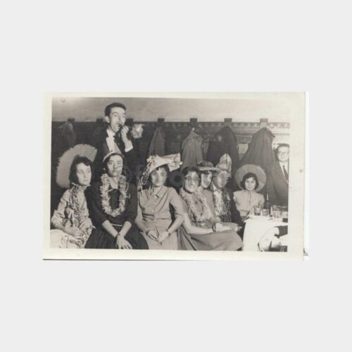 1958 Eğlence Kültürü Yılbaşı Grup Fotoğraf