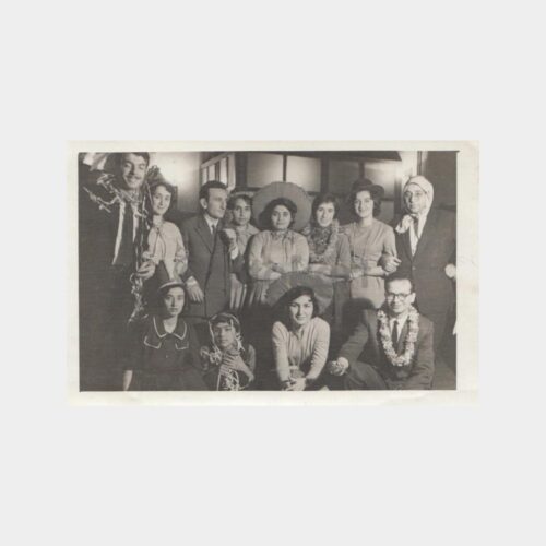 1959 Eğlence Kültürü Yılbaşı Grup Fotoğraf