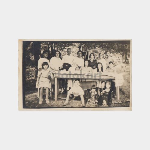 1935 Grup Piknik Gezi Hatırası Fotoğraf