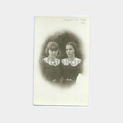 1933 Kandilli Kız Lisesi Öğrencisi Fotoğraf