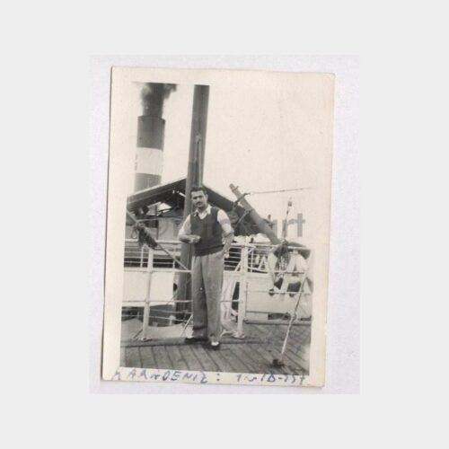 1947 Karadeniz Vapurunda Görünüş Fotoğraf
