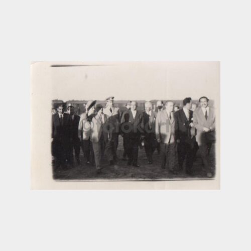 1940 Karşılama Töreni 3 Adet Fotoğraf - Görsel 3
