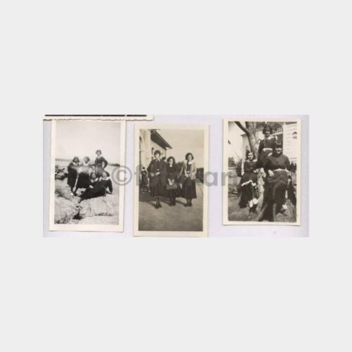 1930 Kız Öğrenciler Konulu 5 Adet Fotoğraf