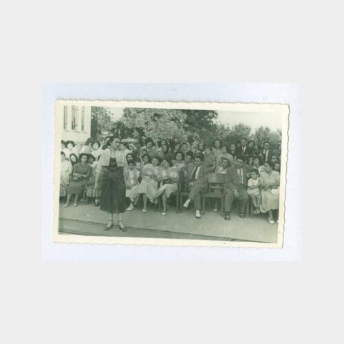 1955 Kız Okulu Defilesi Görünüş Fotoğraf