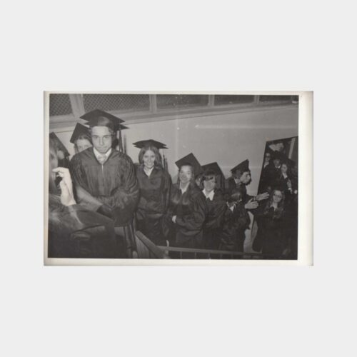 1970 Kolej Okul Mezuniyet Töreni Fotoğraf
