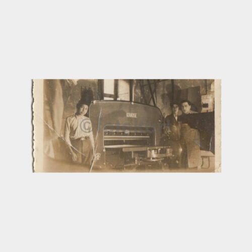 1938 Krause Kalıp Makinesi Atölye Konulu Fotoğraf