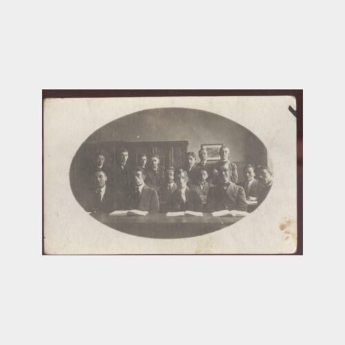1930 Lise Öğrencileri Sınıfta Görünüş Fotoğraf