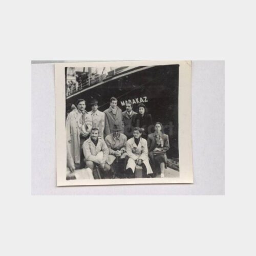 Marakaz Vapuru Önünde Grup Görünüş Fotoğraf