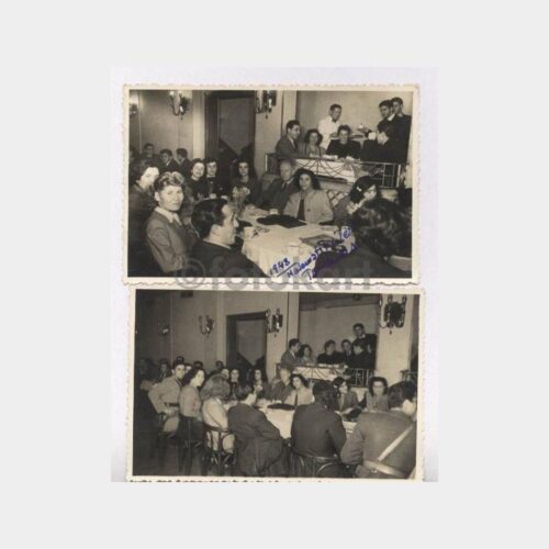 1948 Matematikçiler Toplantısı 2 Adet Fotoğraf
