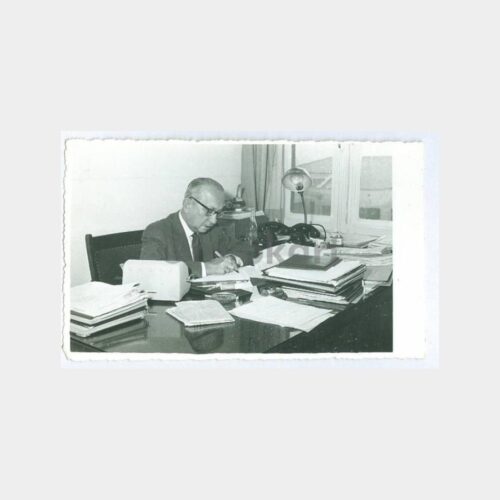 1960 Müdür Masası ve Facit Hesap Makinesi Fotoğraf