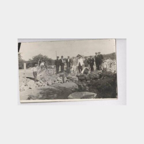 Okul Temel İnşaatı Eski Fotoğraf