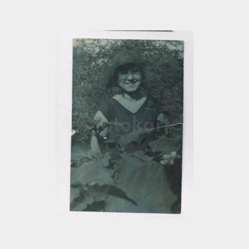 1926 Şapkalı Kız Eski Fotoğraf