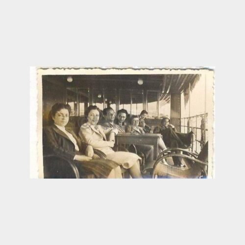 1940 Vapurda Yolcular Fotoğraf