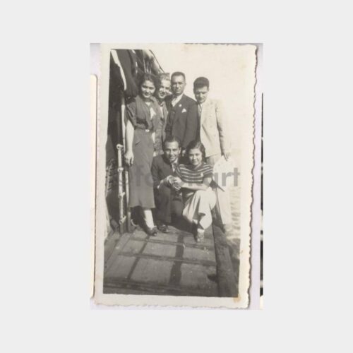 1933 Vapurda Gençler Görünüş Fotoğraf