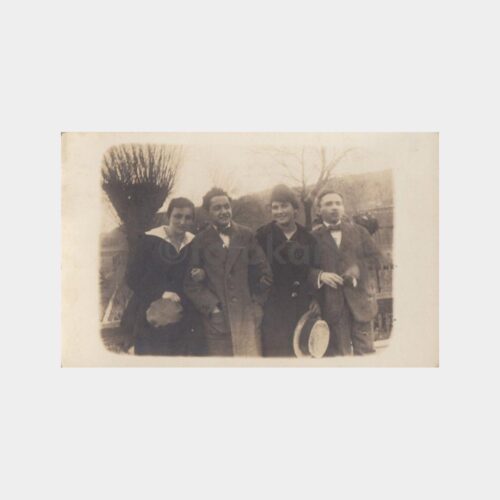1919 Almanya Öğrenci Arkadaşlar Fotoğraf