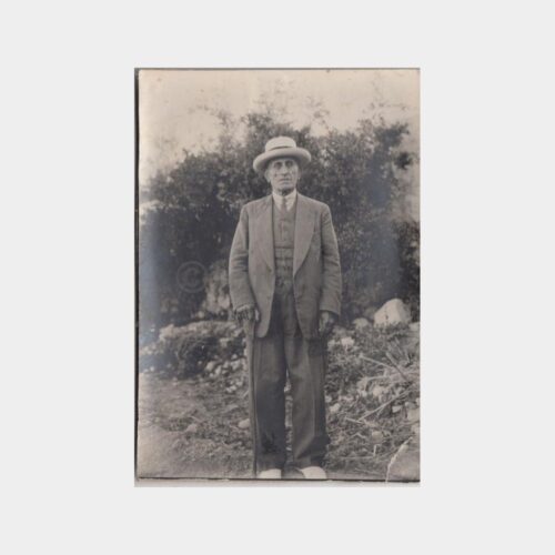 1939 Şapkalı Bastonlu Beyefendi Fotoğraf