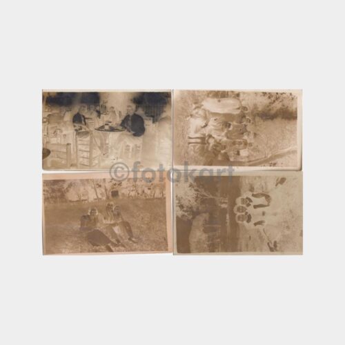 1940 Negatif Tab Edilmiş Fotoğraf Lotu (5 Adet)