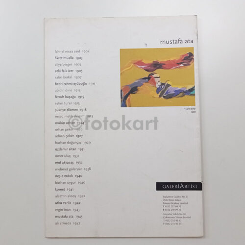 Türkiye'de Sanat - Plastik Sanatlar Dergisi, Mayıs-Ağustos 2000 - Görsel 2