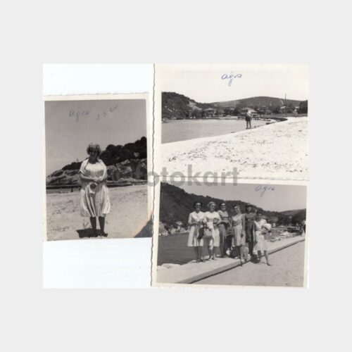 1964 Ağva Gezisi Konulu 3 Adet Albüm Fotoğraf