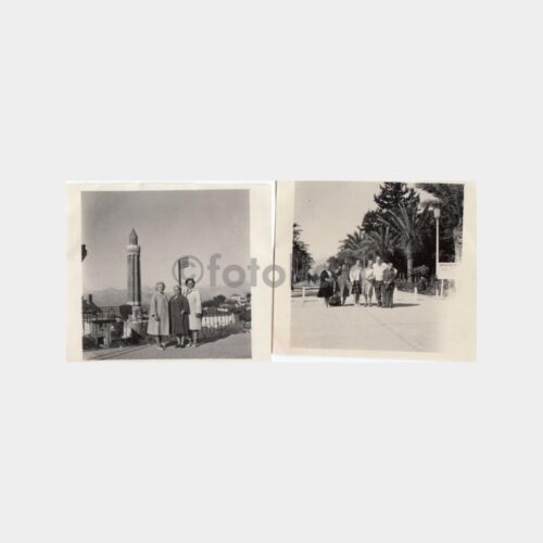 1964 Antalya Gezisi Konulu 2 Adet Albüm Fotoğraf