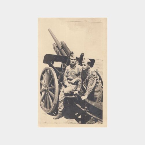 1940 Askeri Topçu Bataryası Konulu Fotoğraf