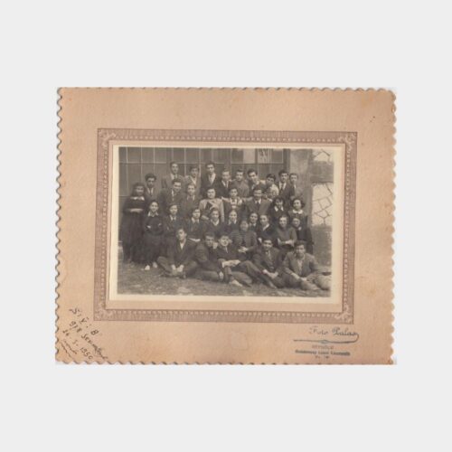 1950 Beyoğlu Okul Grup -Foto Palas- Fotoğraf