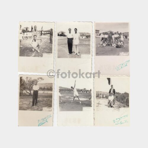 1949 Bilecik 19 Mayıs Tören Konulu 6 Adet Albüm Fotoğrafı