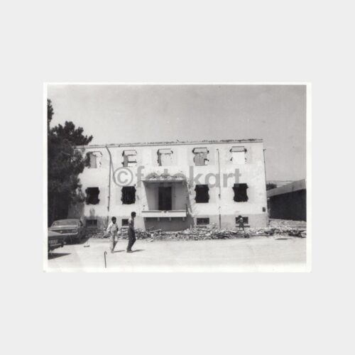 1970 Bina Yıkımı İnşaat Konulu Fotoğraf