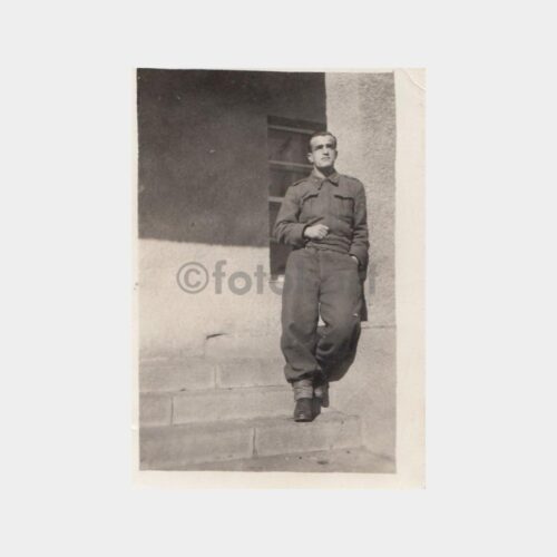 1948 Çankırı Piyade Okulu Asker Konulu 3 Adet Fotoğraf - Görsel 3