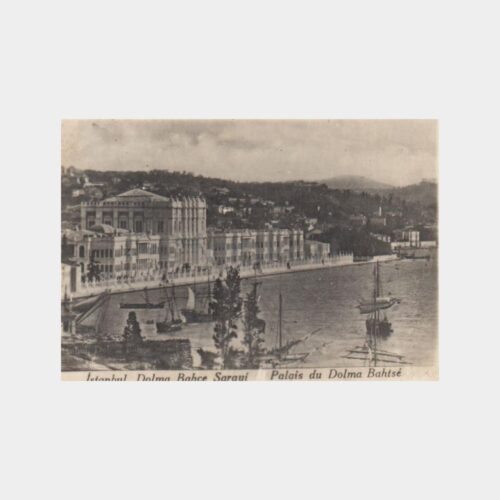 1940 Dolmabahçe Sarayı Konulu Tebrik Fotoğraf