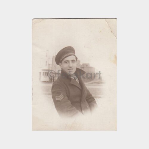 1930 Gedikli Mektebi Şapkalı Asker Konulu Fotoğraf
