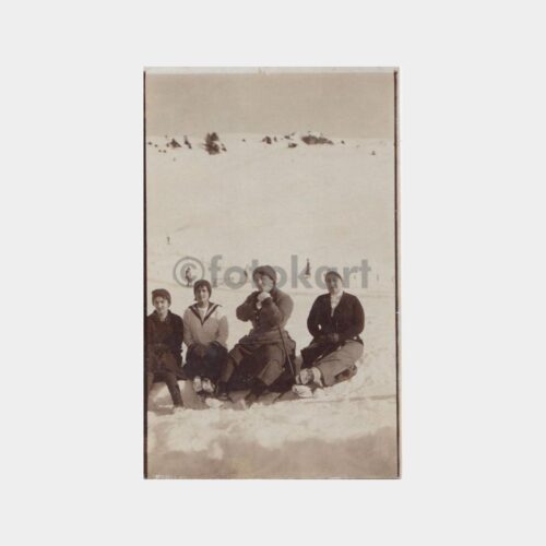 1916 Kar Oyunları Damgalı Konulu Fotoğraf