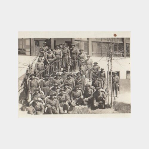 1953 Miğferli Askeri Grup Fotoğrafı