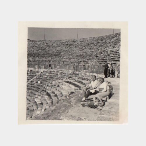 1964 Pamukkale Gezisi Konulu 1 Adet Albüm Fotoğraf