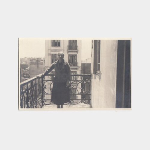 1938 Şişli Apartman Balkonundan Fotoğraf