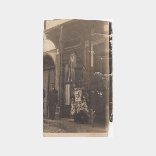 1928 İstanbul Tarihi Bina Kapısı Fotoğrafı