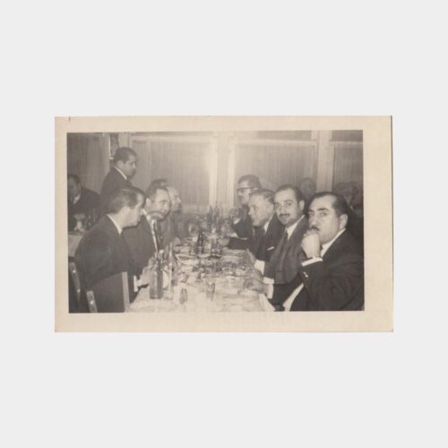 1950 Yemek Kültürü Konulu 3 Adet Fotoğraf
