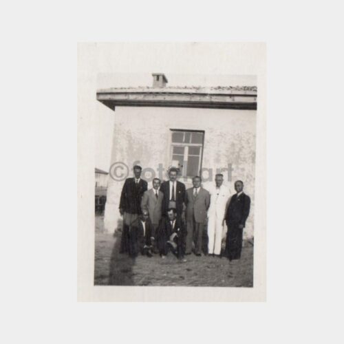 1950 Afyon Foto Şen - Önemli Kişiler 2 Adet Fotoğraf